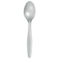 Touch Of Color Shimmering Silver Plastic Spoons, 6.75", 600PK 010587B